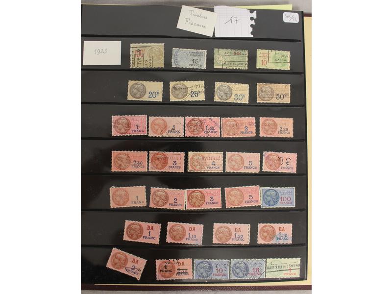 France timbres fiscaux de 1923 à 1966 + timbres...
