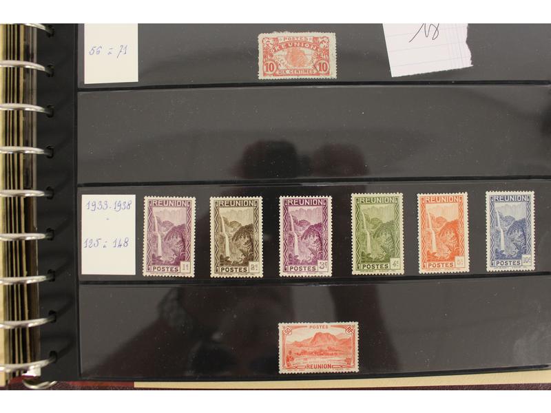 La Réunion. Ensemble de 103 timbres neufs...