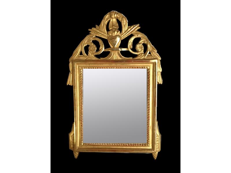 PETIT MIROIR rectangulaire au mercure dans...