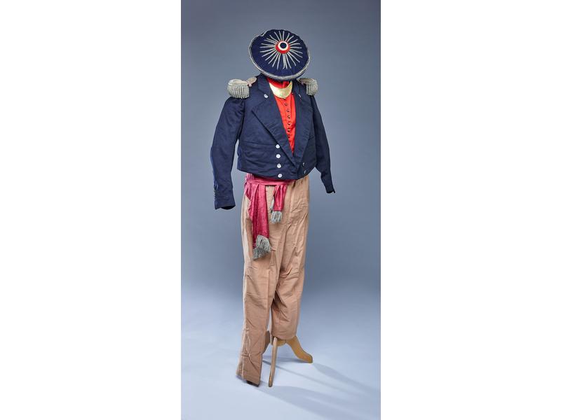 RARE UNIFORME DE MAJOR DE LA GARDE NATIONALE...