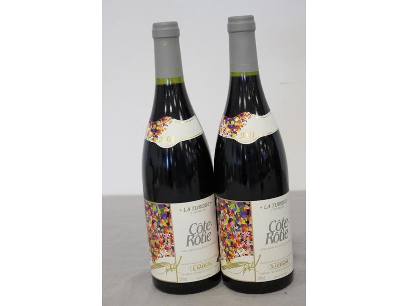 2 blles CÔTE-ROTIE "La Turque" mise Guigal...