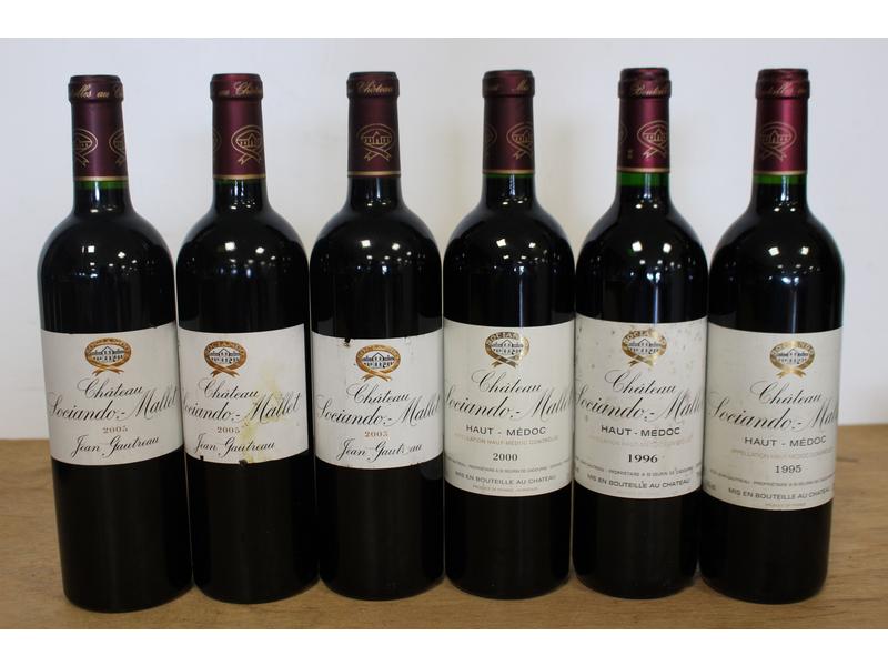 6 Blles CH. SOCIANDO MALLET Haut-Médoc