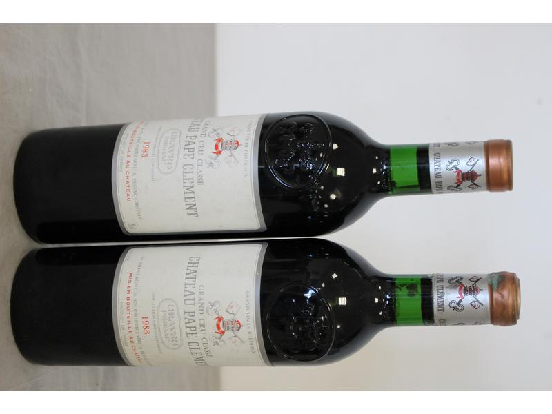 2 Blles CH. PAPE CLÉMENT Graves GCC 1983
