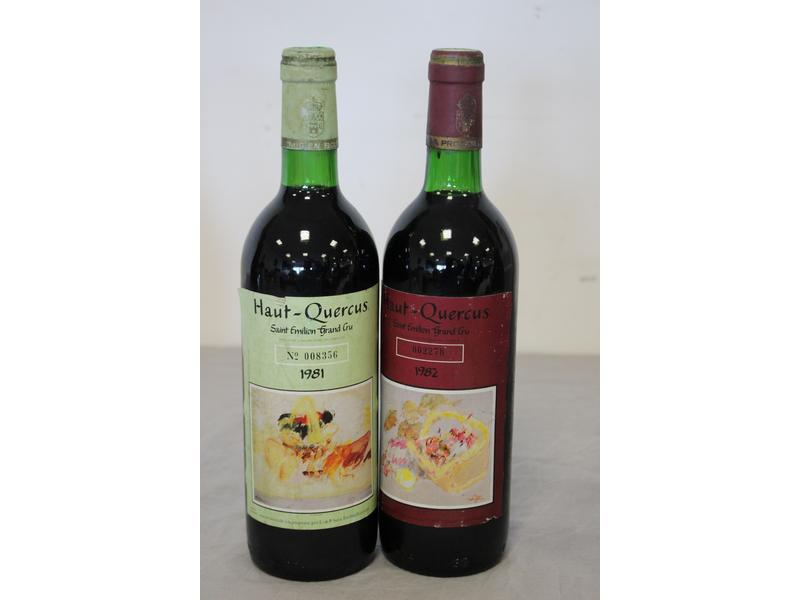 2 Blles CH. HAUT QUERCUS Saint-Emilion GC...