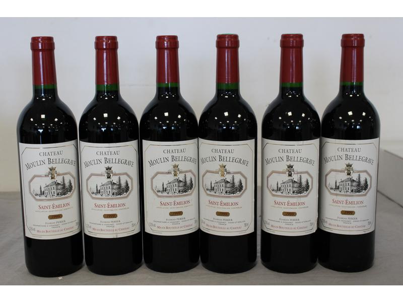 6 Blles CH. MOULIN BELLEGRAVE Saint-Emilion...