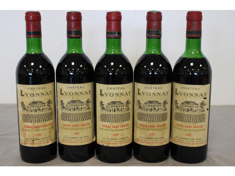 5 Blles CH. LYONNAT Lussac Saint-Emilion...
