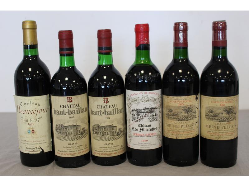 Lot de 6 blles comprenant :