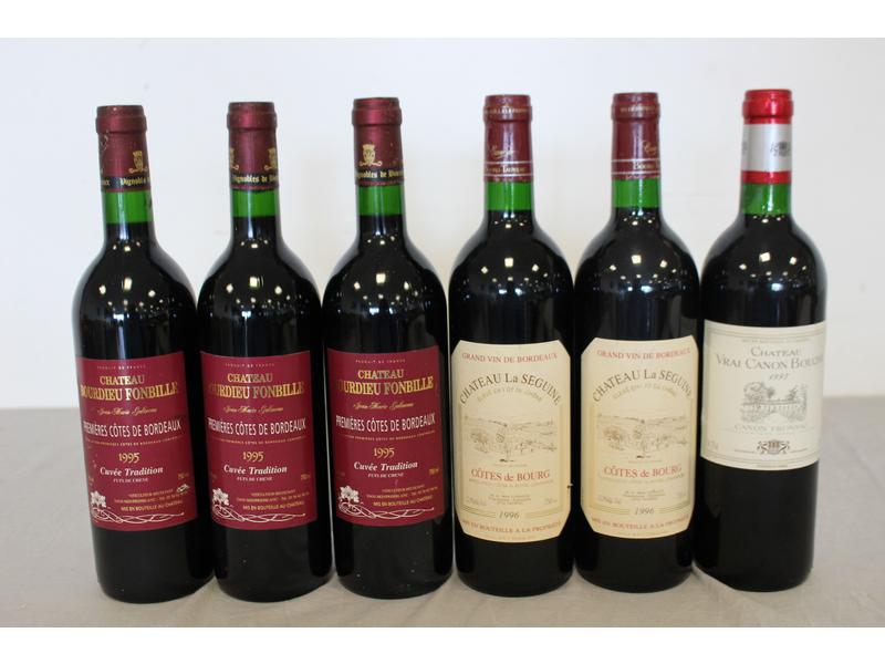 Lot de 6 blles comprenant :