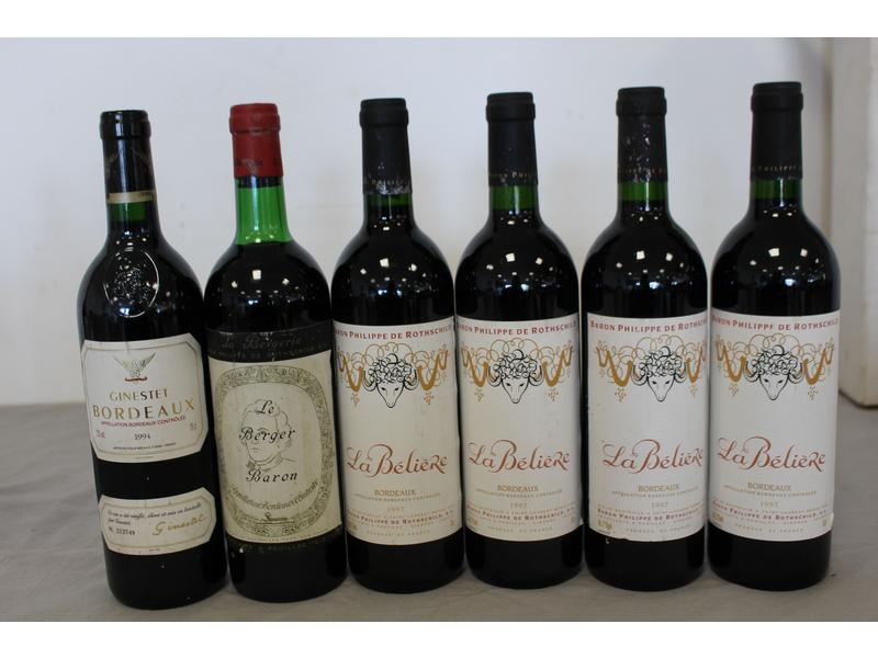 Lot de 6 blles comprenant:
