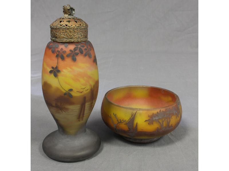 COUPE sur piédouche (Haut. 18 cm) et PIED...