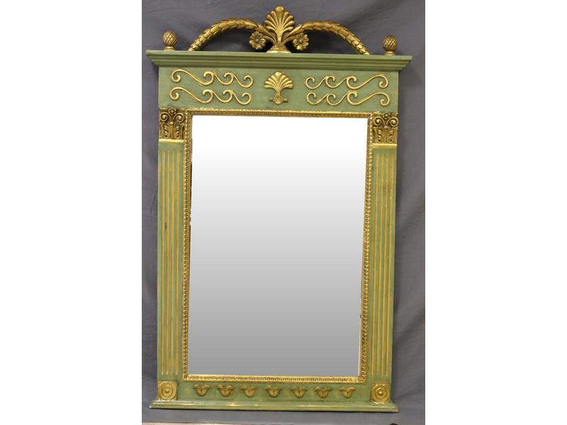 MIROIR TRUMEAU de forme rectangulaire biseauté...