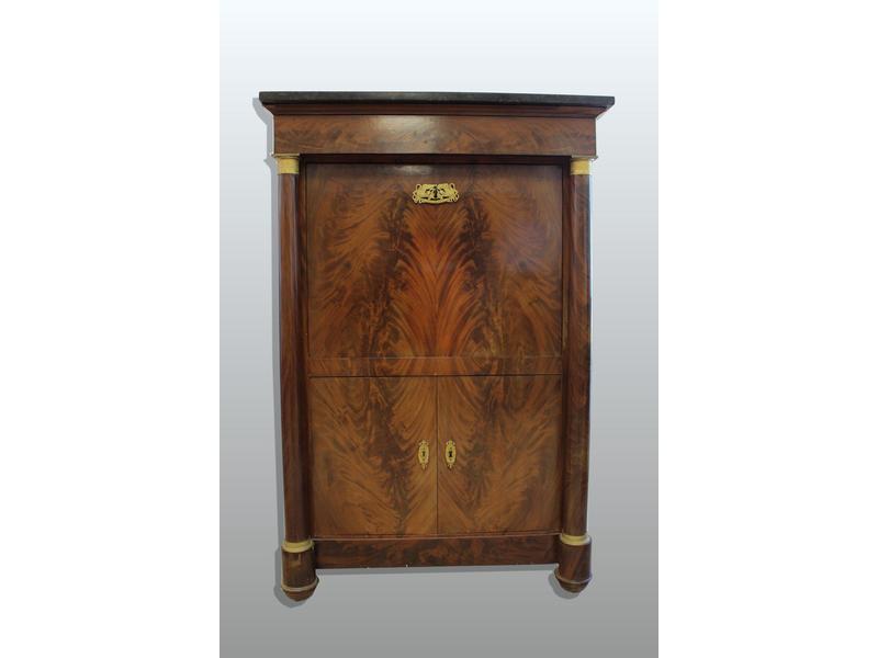 SECRETAIRE en acajou et placage d'acajou...