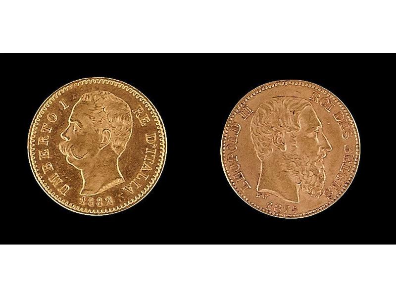 2 PIECES de 20 Fr or