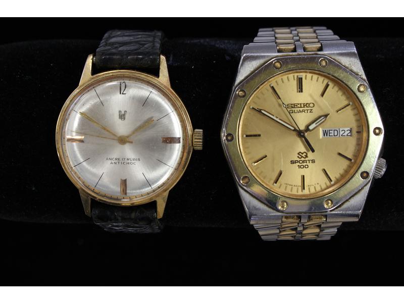 DEUX MONTRES bracelet d'homme: