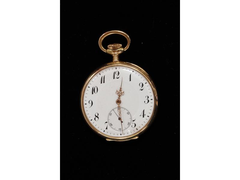 MONTRE DE GOUSSET chronomètre en or jaune...