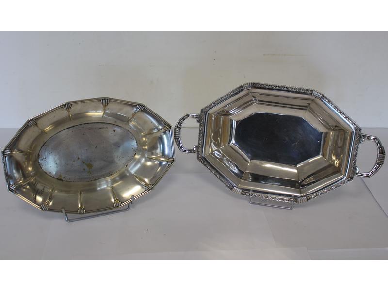 LOT DE METAL ARGENTE comprenant:
