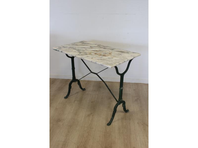 PETITE TABLE DE BISTROT rectangulaire à piétement...