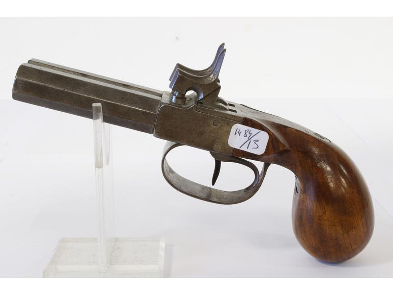 PETIT PISTOLET à broches, à canons doubles...