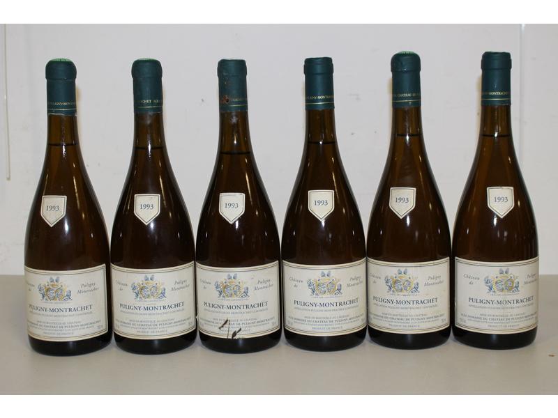 6 Blles PULIGNY MONTRACHET mise Dom. du Château...