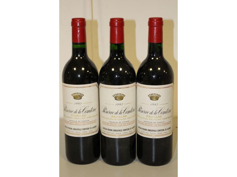 3 Blles RÉSERVE DE LA COMTESSE Pauillac ...