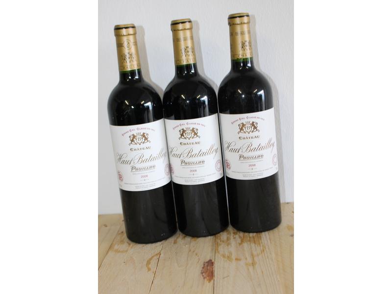 3 Blles CH. HAUT BATAILLEY Pauillac GCC ...