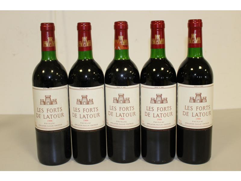 5 Blles LES FORTS DE LATOUR Pauillac 198...