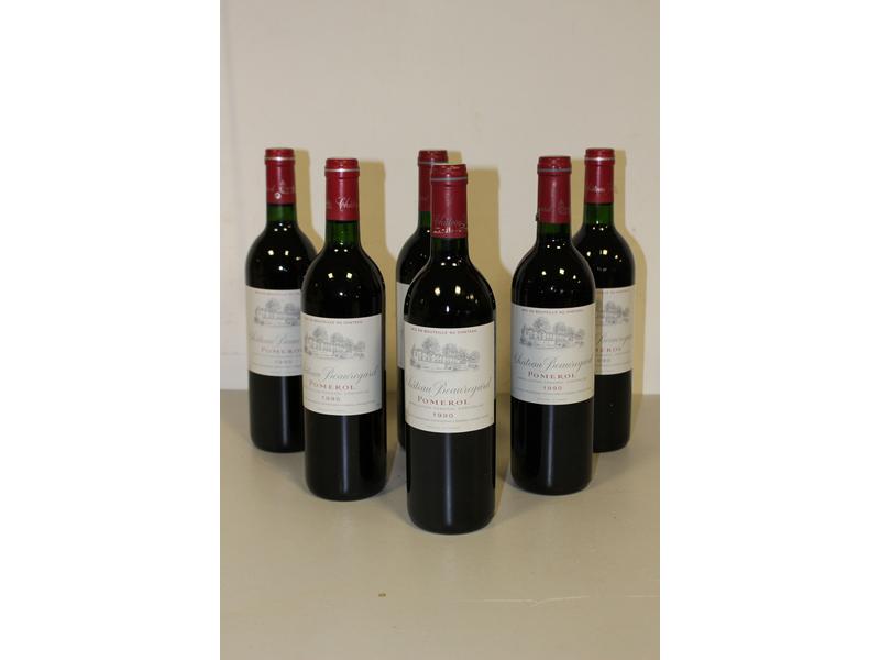 6 Blles CH. BEAUREGARD Pomerol 1990