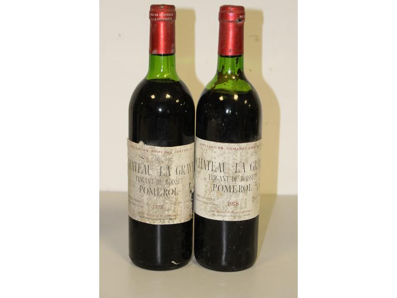 2 Blles CH. LA GRAVE TRIGANT DE BOISSET Pomerol...