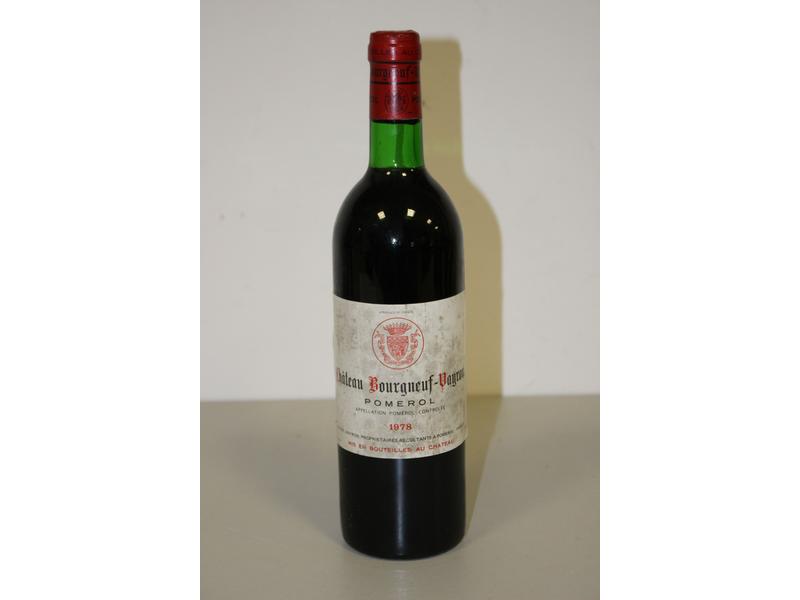 1 Blle CH. BOURGNEUF VAYRON Pomerol 1978