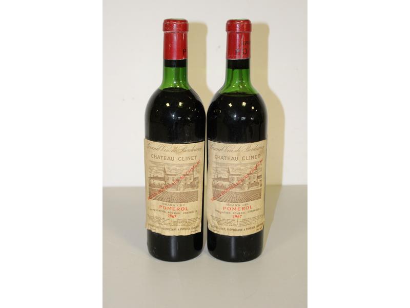 2 Blles CH. CLINET Pomerol 1967