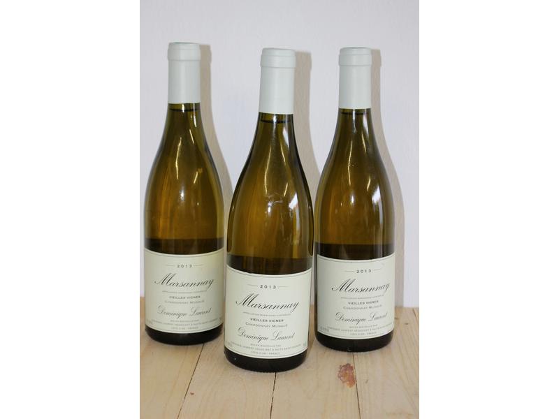 3 Blles MARSANNAY " Musqué" Vieilles Vignes...