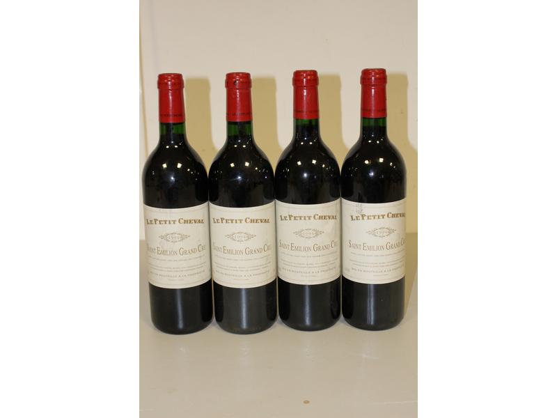 4 Blles LE PETIT CHEVAL St-Emilion GC 19...