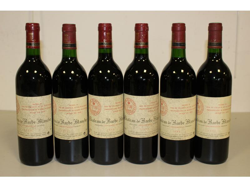 6 Blles CH. DE BARBE BLANCHE Lussac St-Emilion...