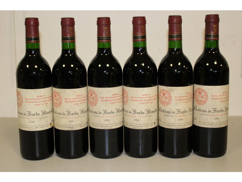 6 Blles CH. DE BARBE BLANCHE Lussac St-Emilion...