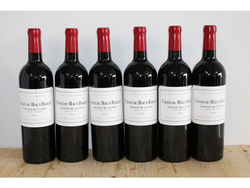6 Blles CH. HAUT BAILLY Graves GCC 2014