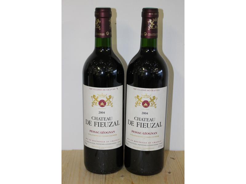 2 Blles CH. DE FIEUZAL Graves GCC 2004