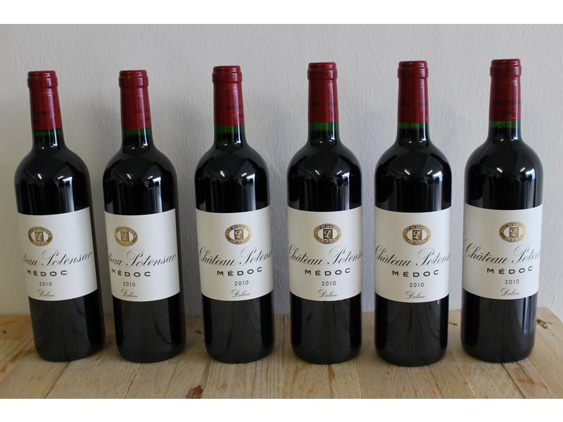 6 Blles CH. POTENSAC Médoc 2010