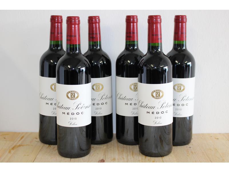 6 Blles CH. POTENSAC Médoc 2010