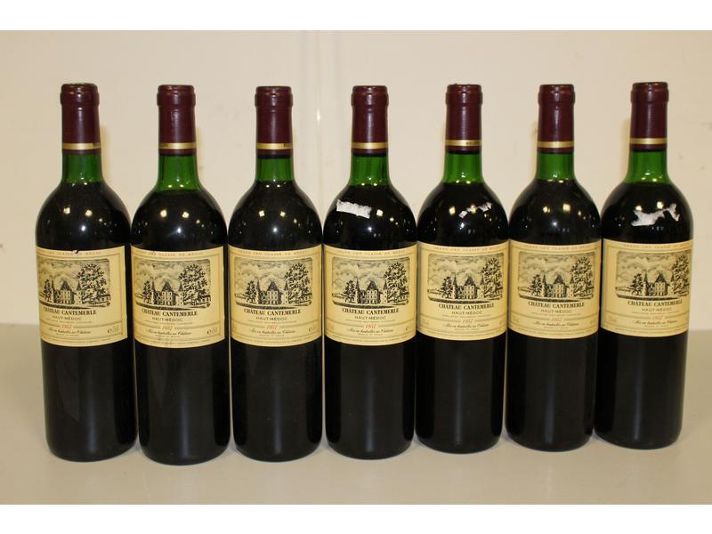 7 Blles CH. CANTEMERLE Haut-Médoc GCC 19...