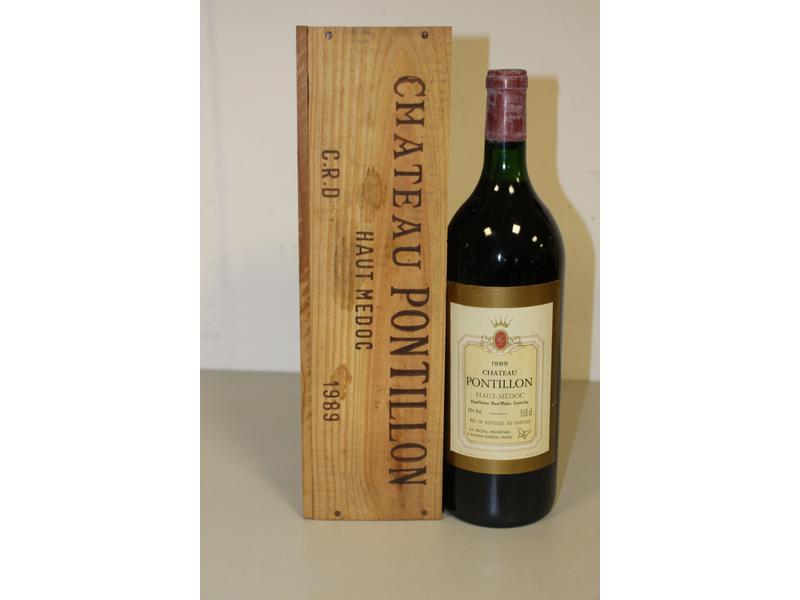 1 Mag. CH. PONTILLON Haut-Médoc 1989