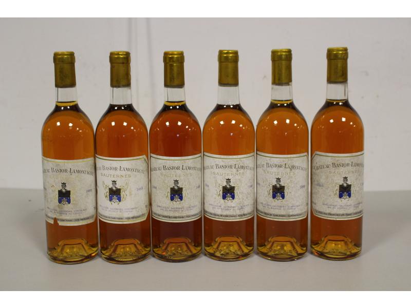 6 Blles CH. BASTOR LAMONTAGNE Sauternes ...