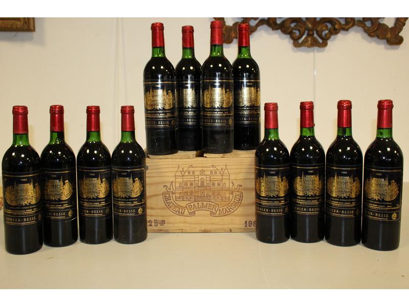 12 Blles CH. PALMER Margaux GCC 1982.