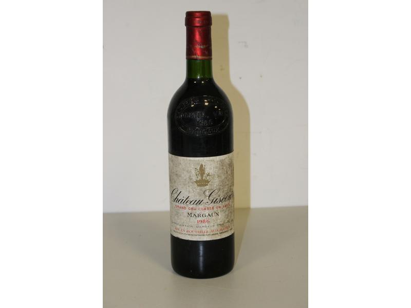 1 Blle CH. GISCOURS Margaux GCC 1986