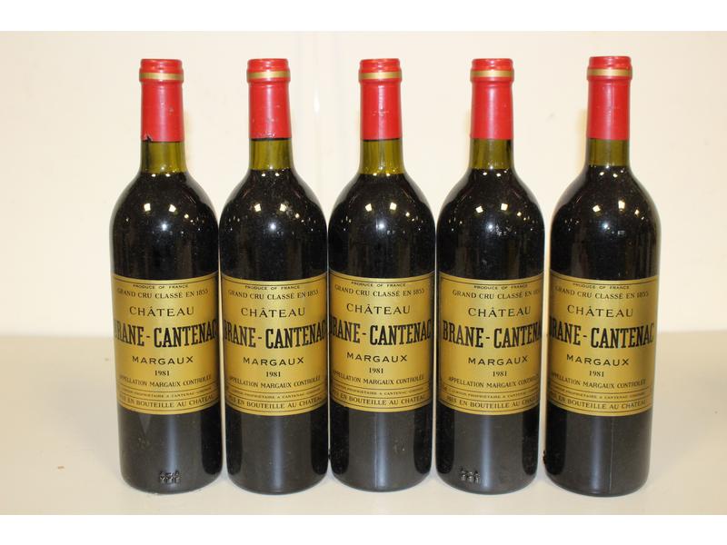 5 Blles CH. BRANE CANTENAC Margaux GCC 1...
