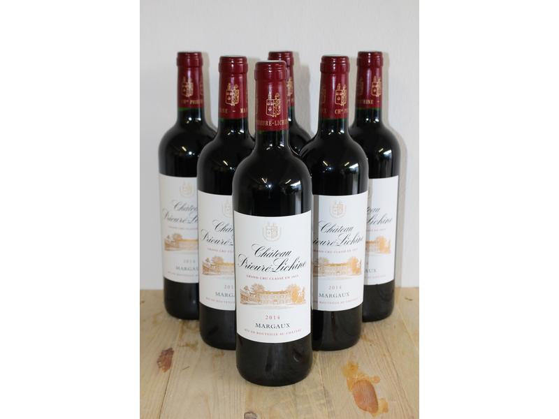 6 Blles CH. PRIEURÉ LICHINE  Margaux GCC...