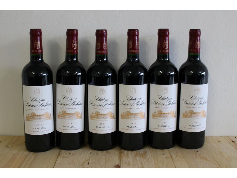 6 Blles CH. PRIEURÉ LICHINE  Margaux GCC...