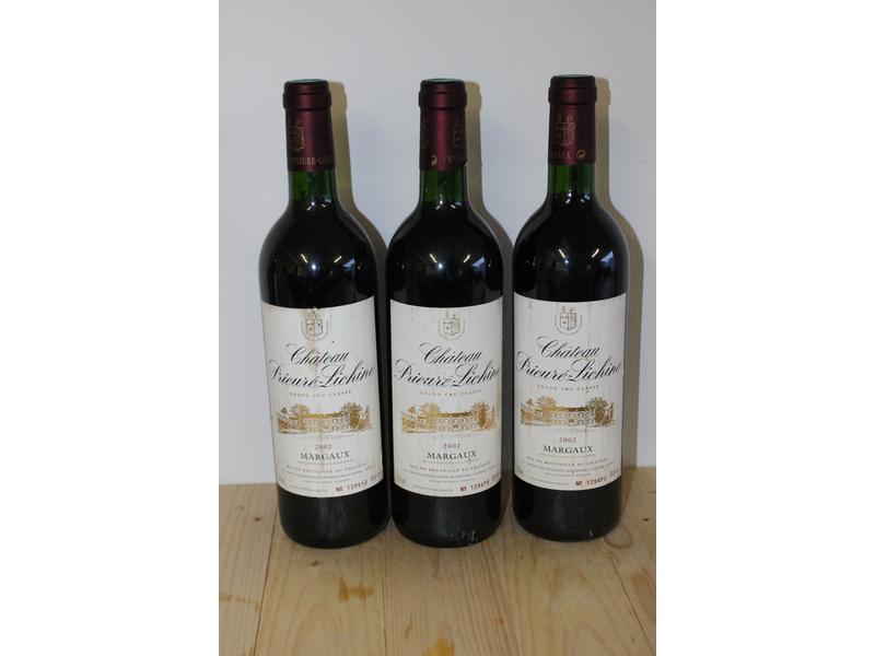 3 Blles CH. PRIEURÉ LICHINE Margaux GCC ...