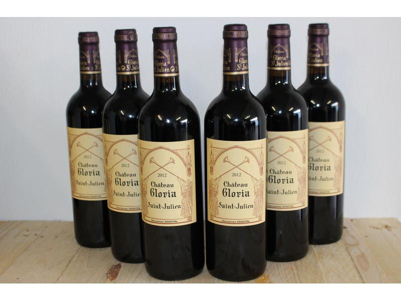 6 Blles CH. GLORIA St-Julien 2012