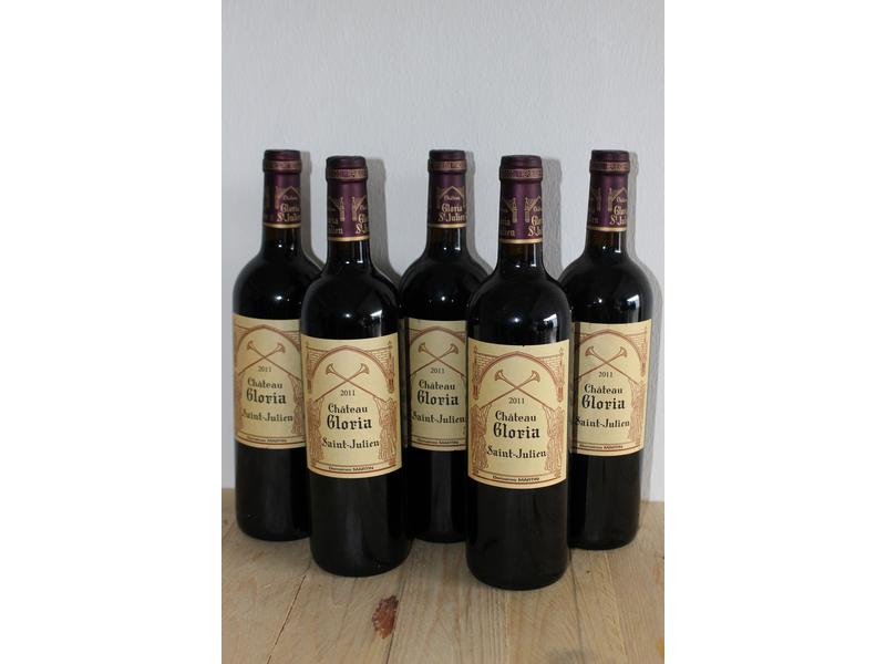 5 Blles CH. GLORIA St-Julien 2011