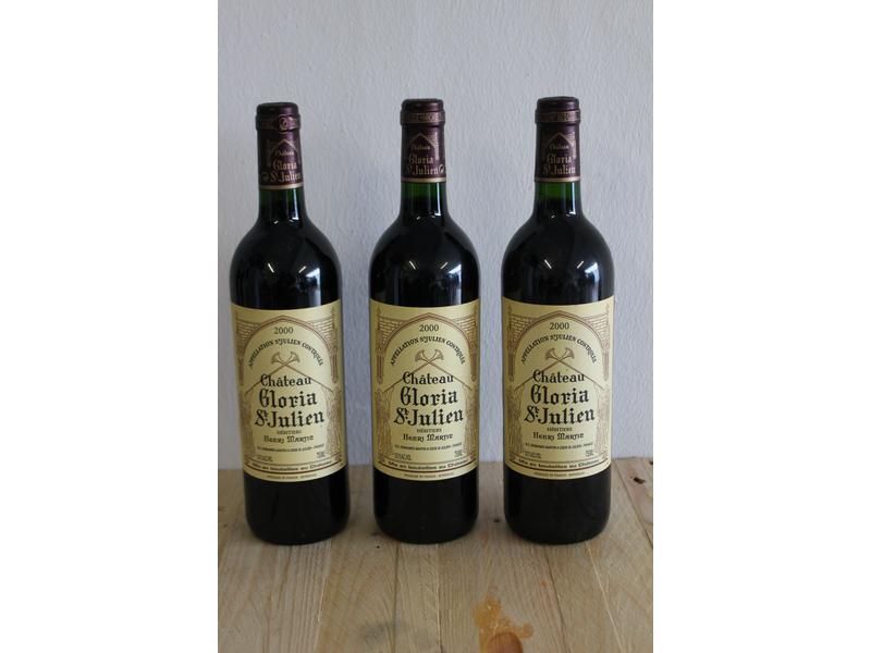 3 Blles CH. GLORIA St-Julien 2000